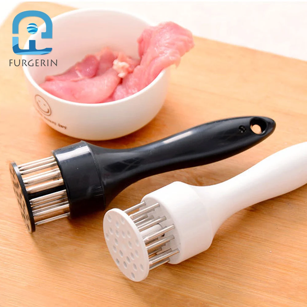 FURGERIN-Stainless Steel Meat Tenderizer, Hammer Tool for Steak Beef, Kitchen Gadgets