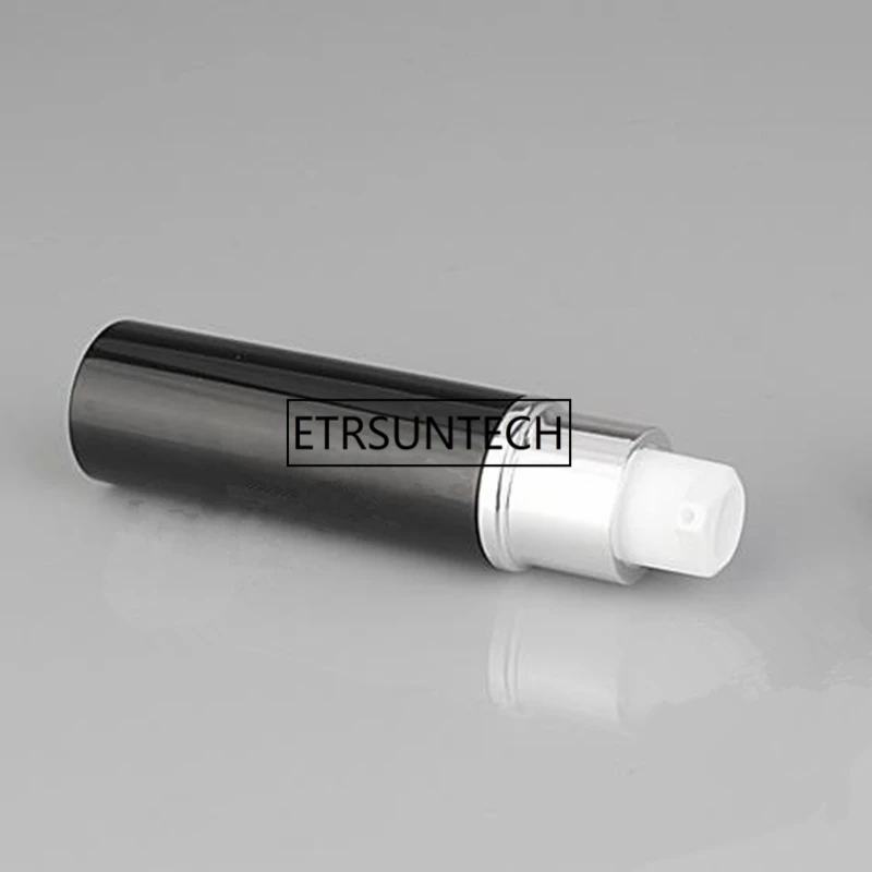 10ml aluminum Lotion Bottle Press Vials for Liquid Foundation Essence Cosmetic Sample Packaging F1355