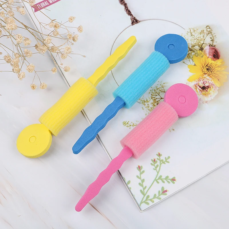 3PCS Sponge Bendy Hair Rollers Twist Magic Rods Hair Styling Cling Soft Foam Hair Curler DIY Tools for Women 16.7cm