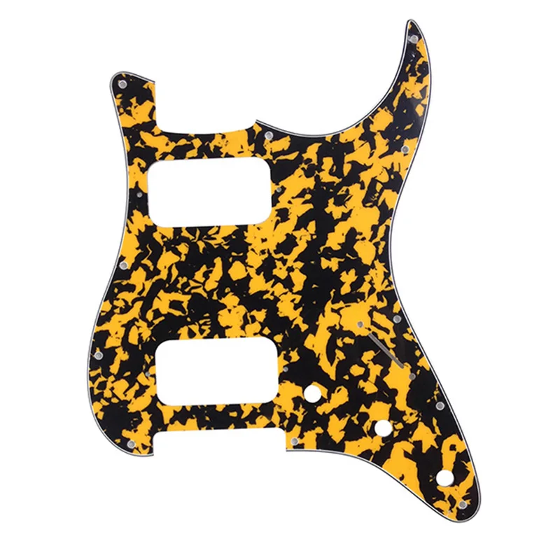 Pleroo Custom Guitar Parts - For 72\' 11 Screw Hole Standard St HH Humbuckers Pickups Guitar Pickguard Scratch Plate