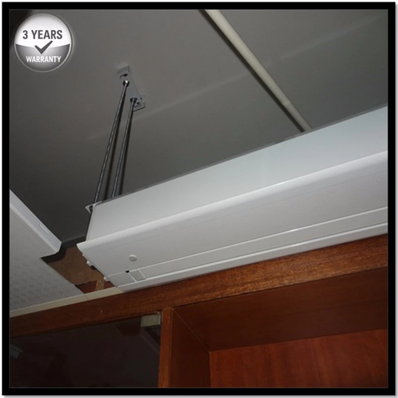 T4HFGG-16:9 내장 오목한 천장 탭 장력 프로젝션 스크린