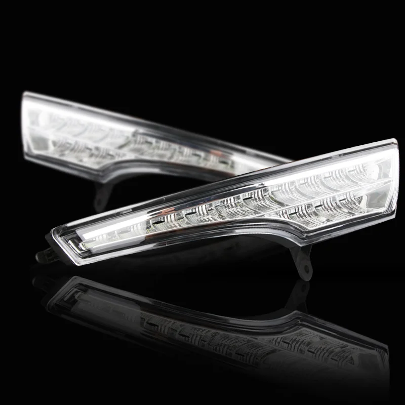 Cheap Brightly LED Crystal Blue Daylight Width Fog Lights With Turn Singal For Nissan Teana 2013 2014 2015 2016 Z2AF014