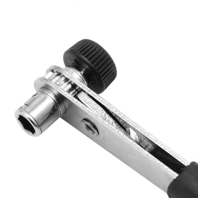 Mini Llave de trinquete rápida de 1/4 ", herramientas de llave de tubo rápida, varilla de destornillador, Rojo