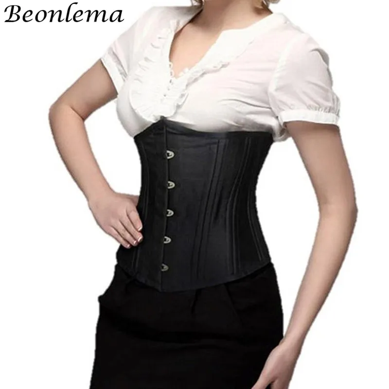 Beonlema 26 Steel Bone Waist Corset  Shapers tummy slimming sheath Waist Trimmer Women Shapewear 6XL cinta modeladora