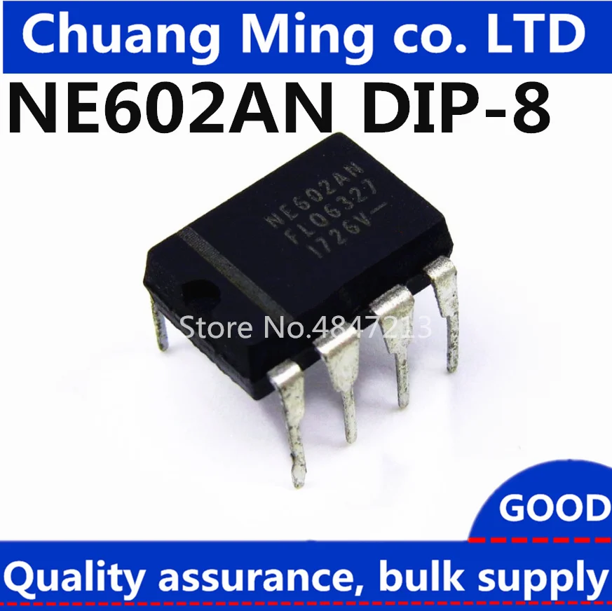 

Free Shipping 10pcs/lot NE602AN SA602AN DIP NE602 SA602 NE602N SA602N DIP-8 new original In Stock