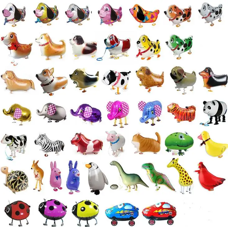 

1000pcs/lot walking pet balloon helium balloon walking balloon mix order DHL or Fedex express delivery SN1433