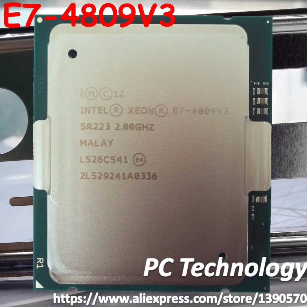 E7-4809 V3 Original Intel Xeon E7-4809V3 2.10GHZ 8-Cores 15MB SmartCache E7 4809 V3 FCLGA2011-3 115W  free shipping E7 4809V3