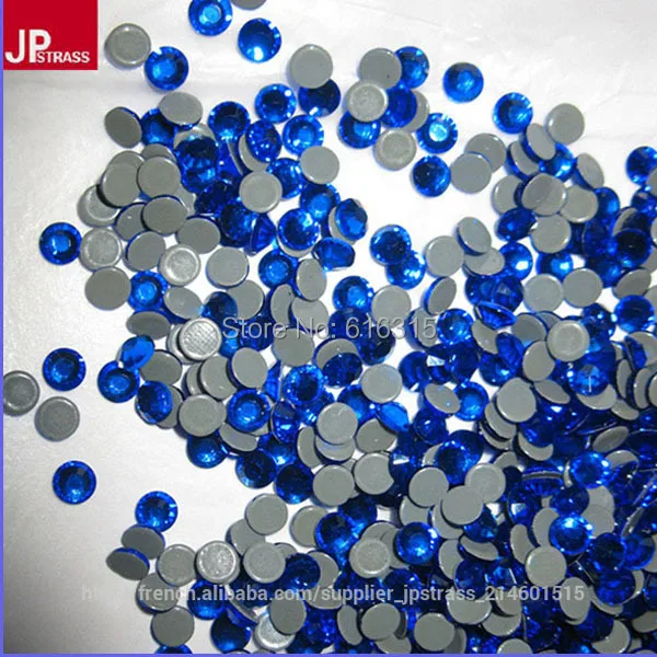 SS16 1440 pcs each lot  Sapphire  hot fix rhinestone for baby sweater  by China post air mail free shipping