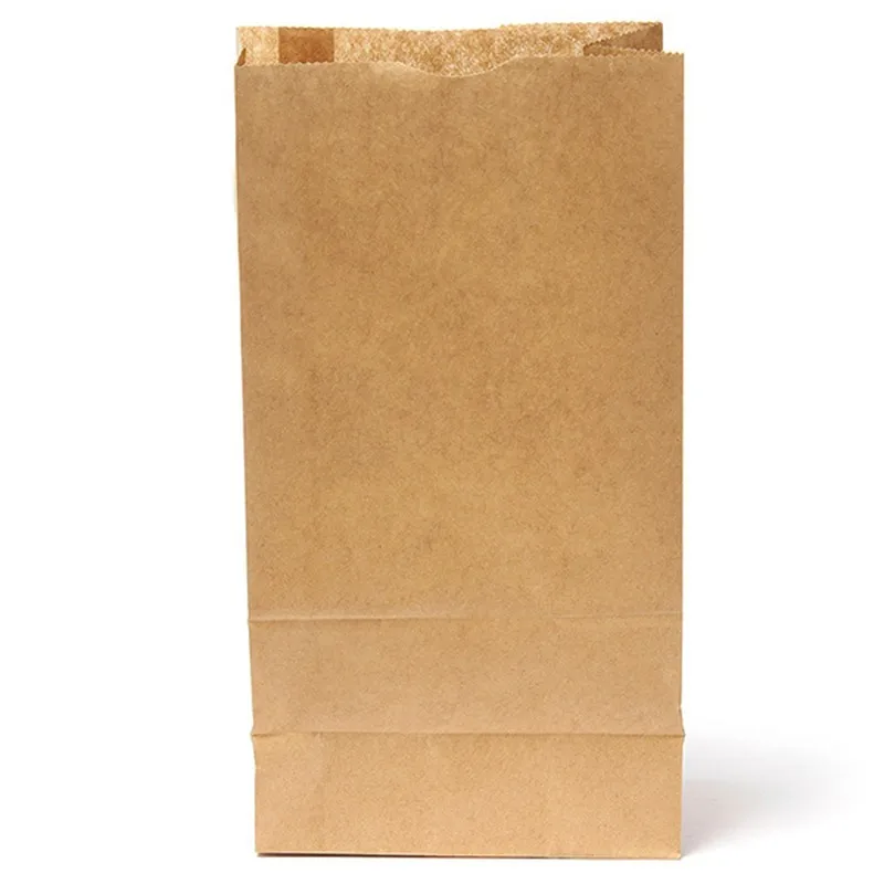 Lowest Price1000pcs/lot Kraft Paper Bags Recyclable Gift Jewelry Food Bread Candy Packaging Shopping Party Bags For Boutique