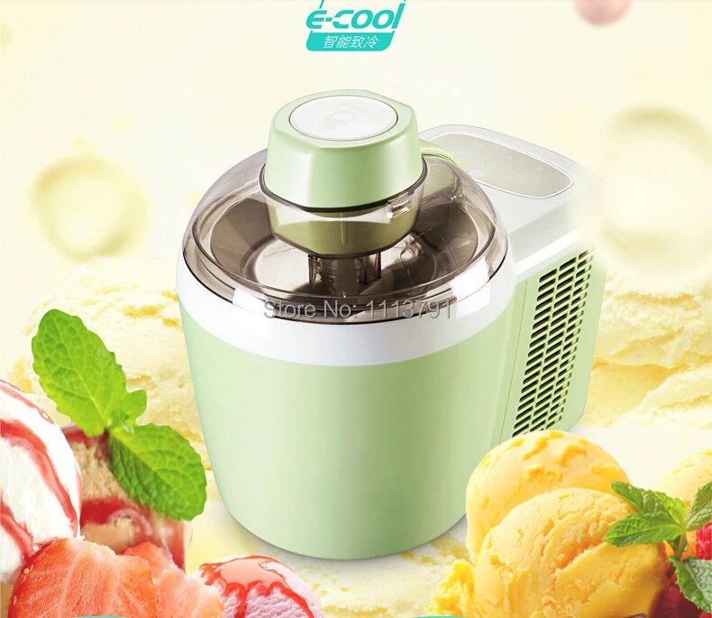 

Fuxin ice cream machine, refrigeration household automatic with fruit ice cream machine, ice cream machine DIY Children