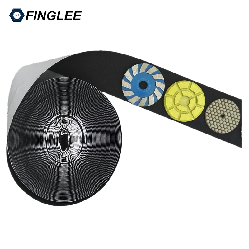 

5 Meters 10cm Width Black Hook Self Adhesive Fastener Strong Tape Hook and Loop adesivo sugru Tape adhesive Polishing Pads