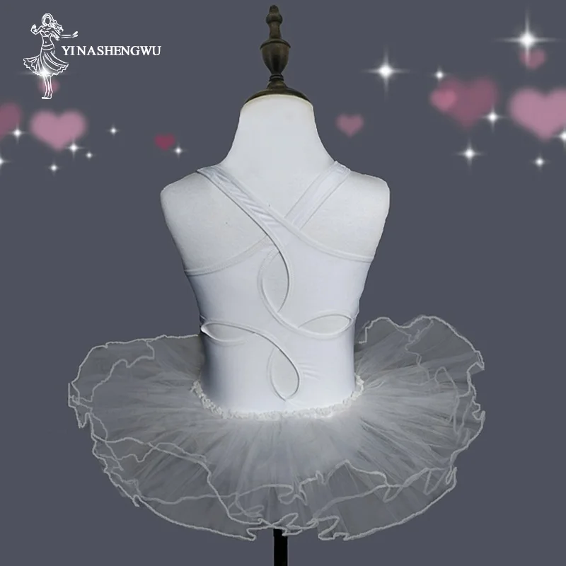 Ballet Dans Rok Vest Een Stuk Ballet Dans Slijtage Gaas Meisjes Dans Praktijk Grading Kleding Prestaties Kostuums Pttiskirt