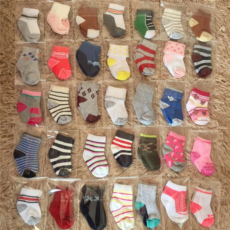 Hot!!! 2019 10 Pairs Cute Baby Socks Summer Autumn Cotton Cute Non-slip Boys Girls Newborn Infant Bebe Cartoon Soft Floor Wear