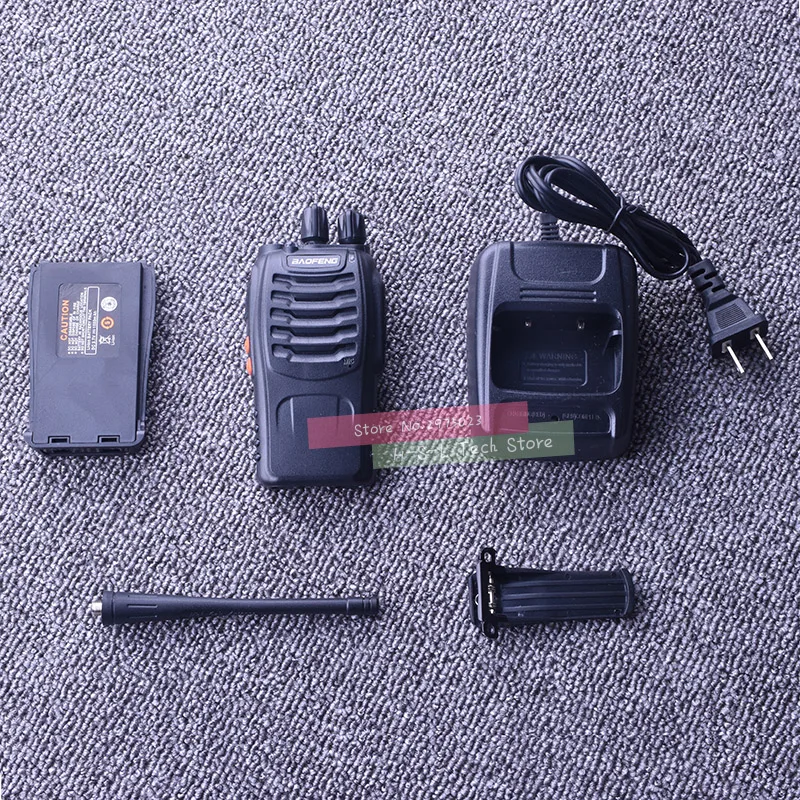 BaoFeng BF-888S Walkie Talkie Professional 5W 400-470MHz ความถี่ CB วิทยุ16CH วิทยุแบบพกพาวิทยุ