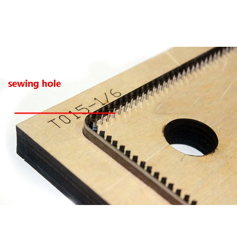 Japan Steel Blade Rule Cutting Dies Punch Simple Wallet Cutting Mold Wood Dies for Leather Cutter for Leather Crafts 185*90mm