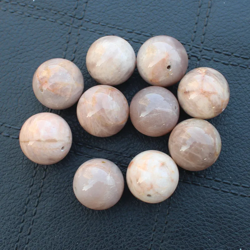 10pcs , 20mm Natural Sunston Round Beads, 100% Natural SunStone Guarantee,  Jewelry Making Beads