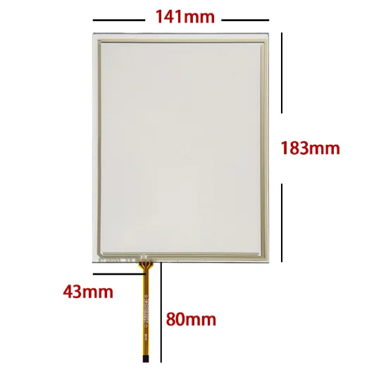 

8 inch touch screen 183*141 for EJ080NA-05A AT080TN52 V.1 EJ080NA-05B 183MM*141MM