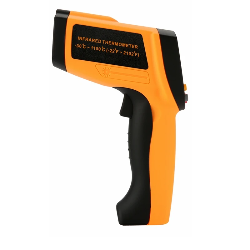 

GM1150 IR Infrared Digital Temperature Measurement Non-Contact 20:1 LCD Display Gun Thermometer -50~1150C (-58~2102F) 0.1~1.00