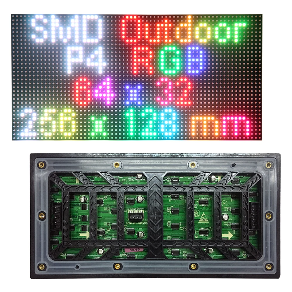 P4 outdoor full color led display module, SMD 3 in 1 RGB LED Unit panel for LED large screen video wall