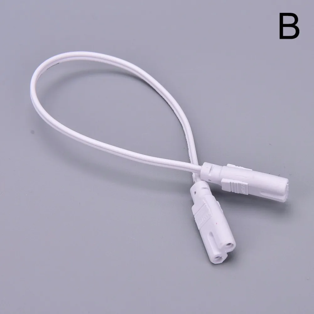 1Pcs 2 pin or 3 pin Double-end Cable Wire LED Tube Connector 30cm Two-phase Three-phase T4 T5 T8 Led Lamp Lighting Connecting