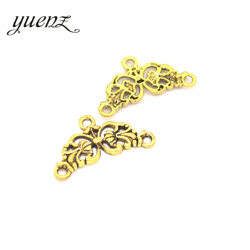 YuenZ 20 stücke Antike Silber farbe Halskette Erkenntnisse Metall Charme Anhänger Schmuck, Die DIY Charms Handmade G105