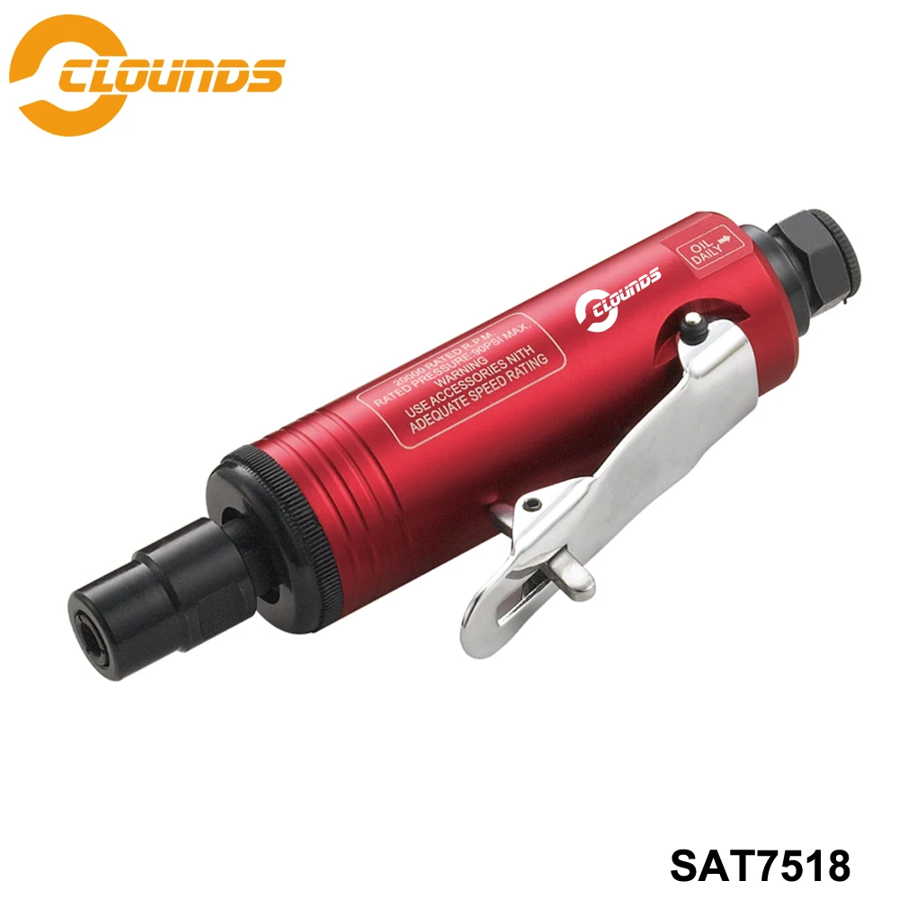 

SAT7518 1/4" Pneumatic Air Die Grinder Grinding Kit Polishing Engraving Tool Metal Engraving Polishing Machine