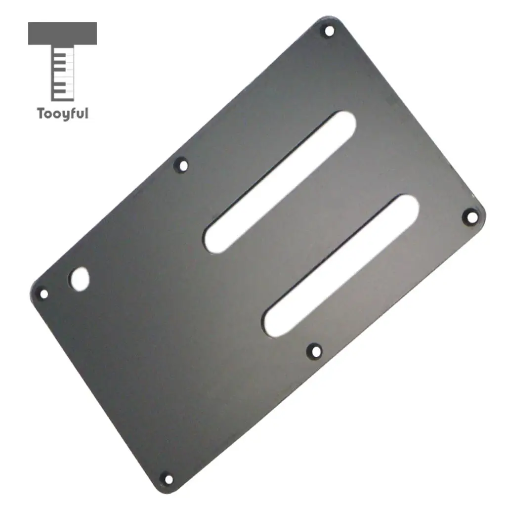 Tooyful 1x Replacement Parts 2 Slot Style Back Plate Backplate Trem Cover for Electric Guitar