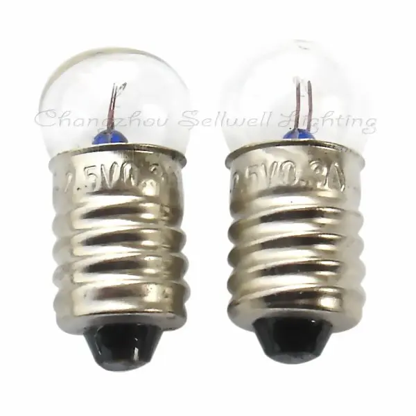 

E10 G11 2.5v 0.3a Miniature Lamp Bulb Light A070