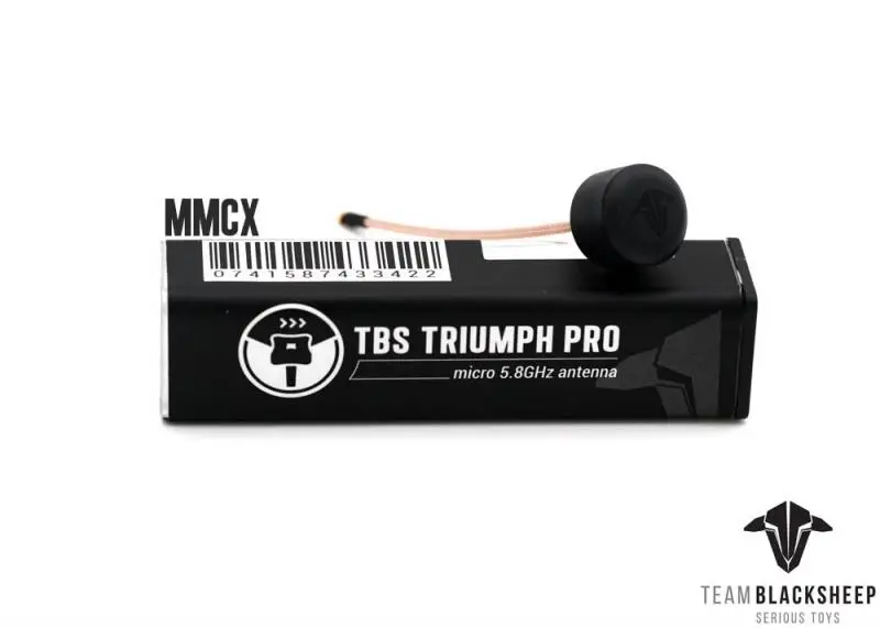 Original TBS TRIUMPH PRO SMA STUB U.FL UFL MMCX 90° degree 5.8G Antenna For FPV Racing Drone