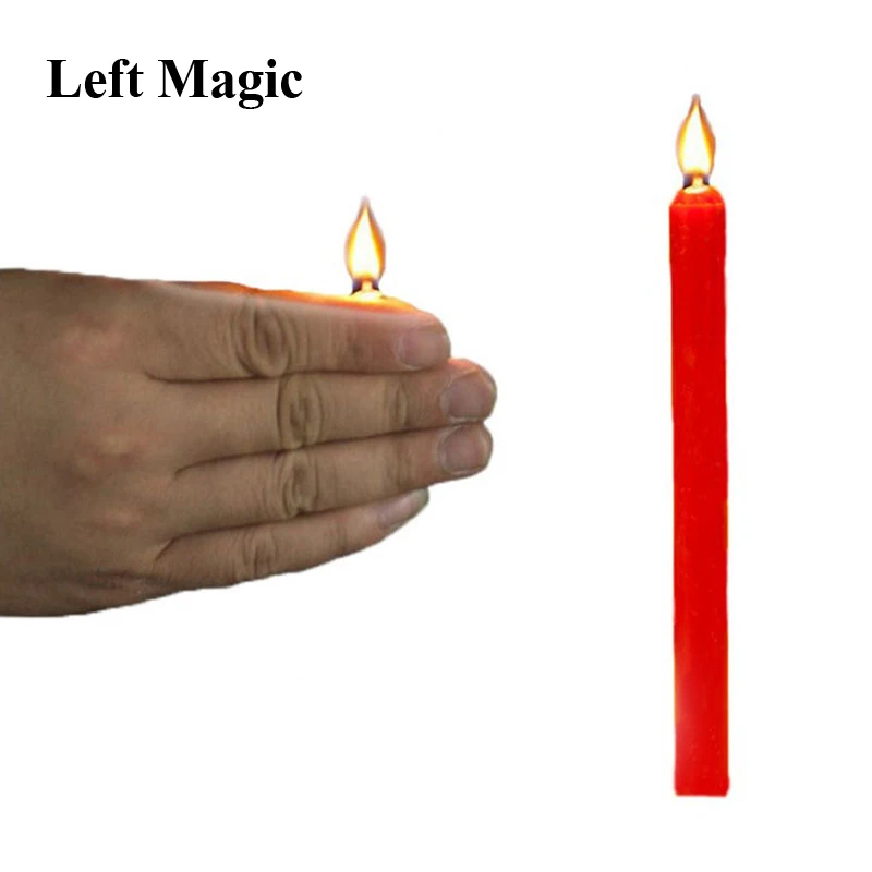 Flaming Thumb Tip Fire Magic Tricks Candle Lite Flame Moving Street Magic Porps Tool Illusion Mentalism Accessories