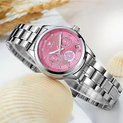 Fashion Luxe Merk Dames Horloges Vrouwen Automatische Horloges Mechanisch Horloge Waterdicht Lichtgevende Sport Casual Horloge