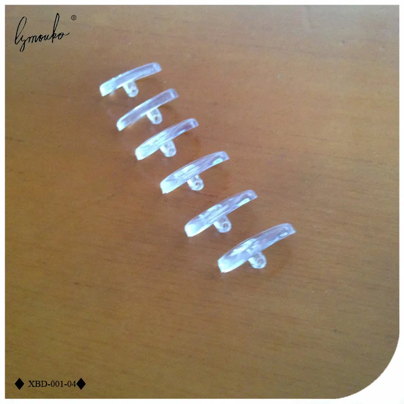 Lymouko-Coussinets en plastique pour lunettes en PVC, cadre de type verrouillage sur antarctique, lunettes de massage, soins de santé, tatouages coordonnants, 20 paires par lot