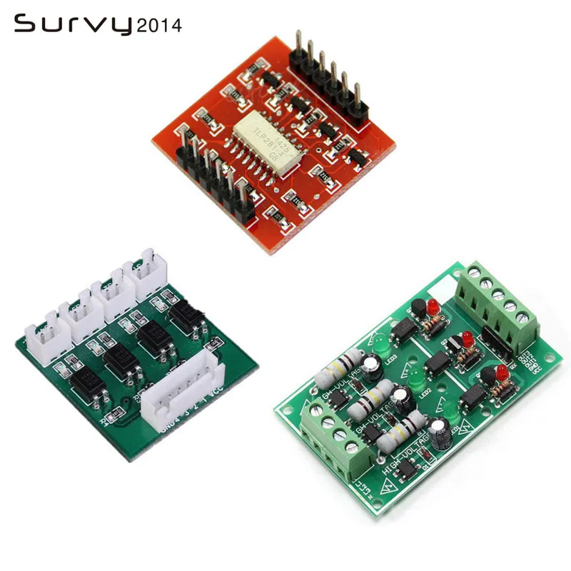 3/4Channel Opto-isolator IC Module For Arduino Expansion Board High And Low Level Optocoupler Isolation TLP281