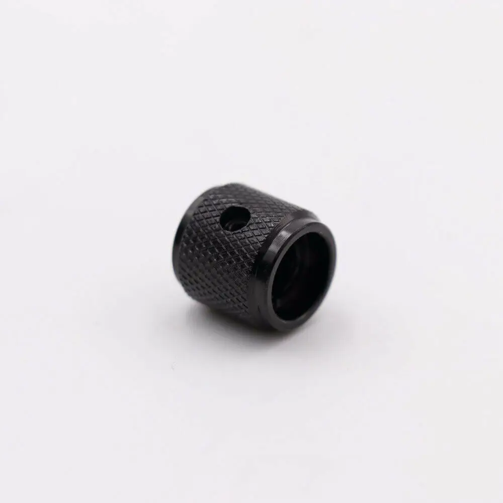 1pc 13x13mm cnc bearbeitetes massives Aluminium Zeiger knopf Knopf kappe für Gitarren verstärker dac cd Radio Potentiometer Lautstärke regler – Detail 5