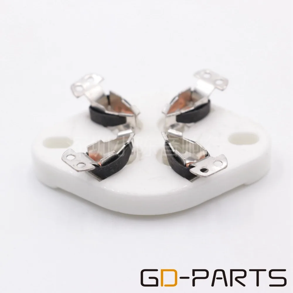 4pin Ống Gốm Ổ Cắm Cho 300B 811 45 71A 5Z3 572B 2A3 5U4G Bảng Khung Xe Gắn Âm Thanh Hifi Vintage Ống bộ Khuếch Đại DIY 1PC