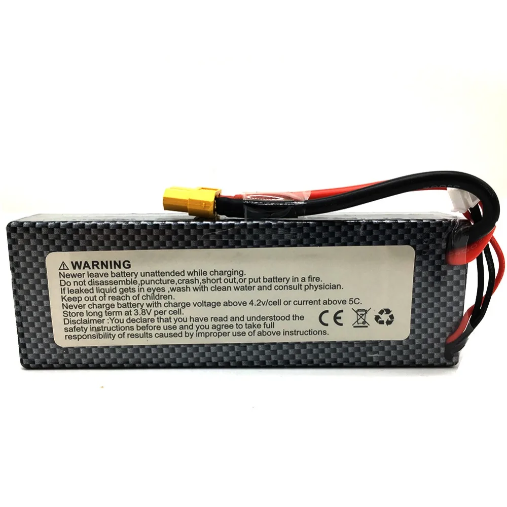 DXF  7.4V 5000mAh 50C 100C 2S  Lipo Battery AKKU Bateria For RC Truck Drone Helicopter 1:8 / 1:10 RC Car Quadcopter