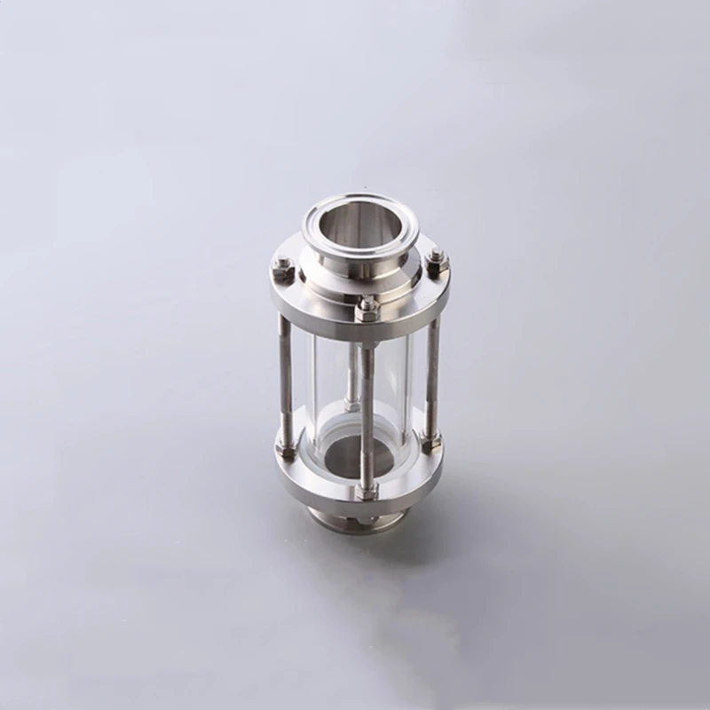 DONYUMMYJO 1pc 304 Sanitary Stainless steel Quick-loading Mirror Fit 19mm/25m/32mm Pipe OD Pipe Fittings