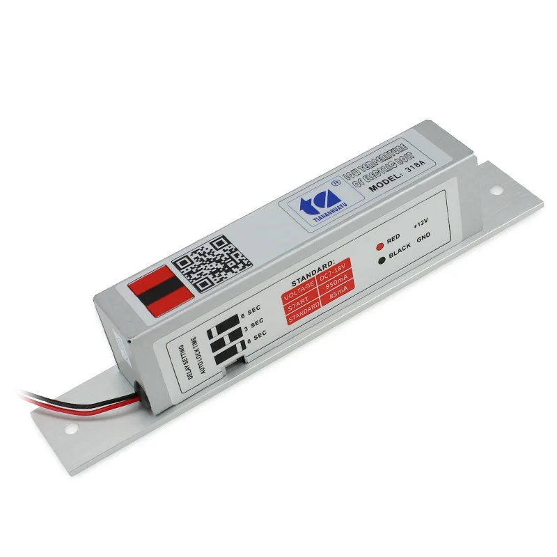 Elektromagnetyczny zamek elektromagnetyczny z zatrzaskiem, zamek zatrzaskowy o niskiej temperaturze, tryb NC do kontroli dostępu do drzwi