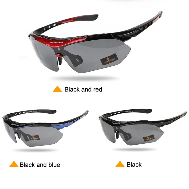 FREE SOLDIER outdoor sport  tactical polarized fishing men sunglasses bulletproof myopia Camping hiking cycling eyewear glasses