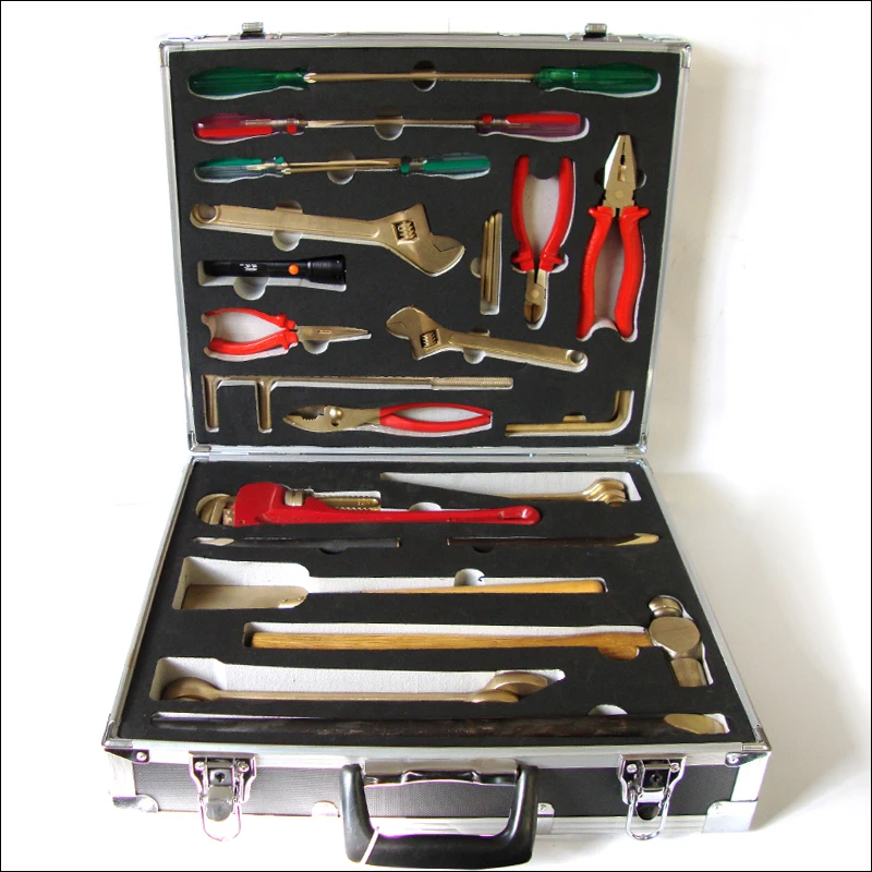 36pcs combination tools,Explosion-proof combination tool,Beryllium bronze and aluminum bronze,Dedicated to oil Depot station