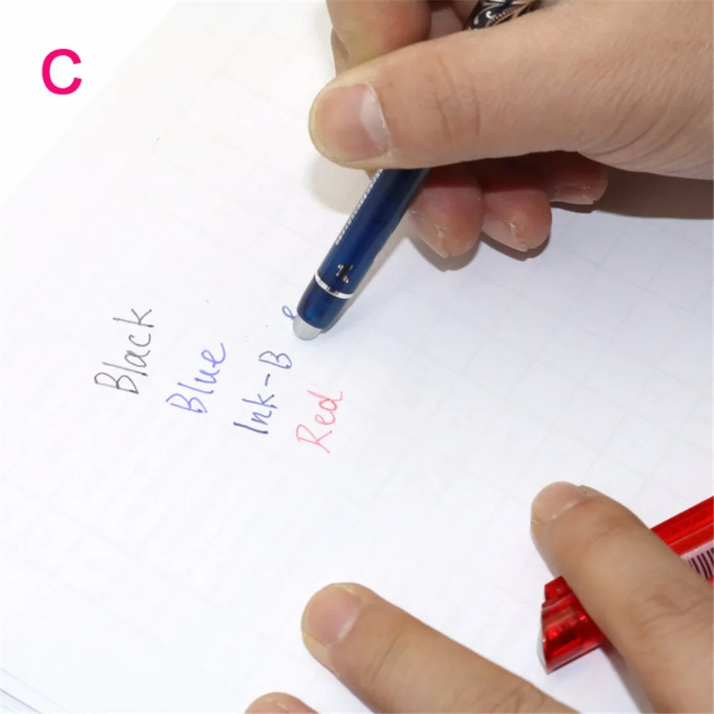 15 قطعة/الوحدة القرطاسية للجنسين القلم قابل للمسح القلم للجنسين 0.5 مللي متر جديد غريبة الكتابة قلم