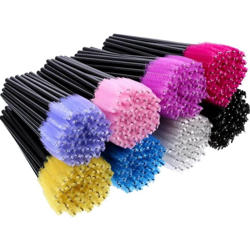 Eyelash Extension Disposable Eyebrow brush Mascara Wand Applicator Eye Lashes Cosmetic Brushes Set Makeup Tools YH1826