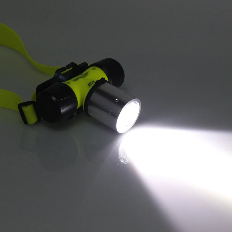 LED Headlamp Diving 18650 Rechargeable 3500 Lumen XML T6 3Mode Waterproof  Underwater Work Head Lighting Flashlight