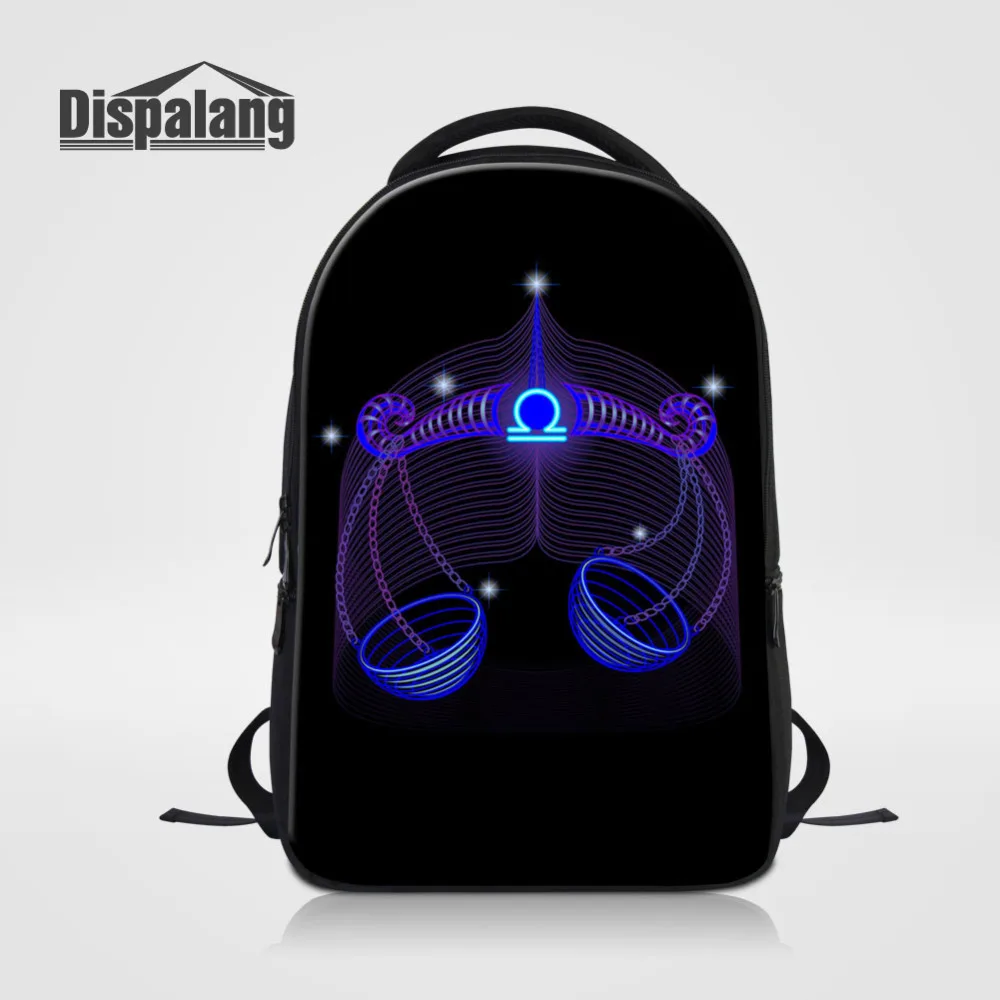 

Dispalang Constellation Children School Bags Libra Printing Backpack For Men Women Casual Laptop Shoulder Bag Students Schoolbag