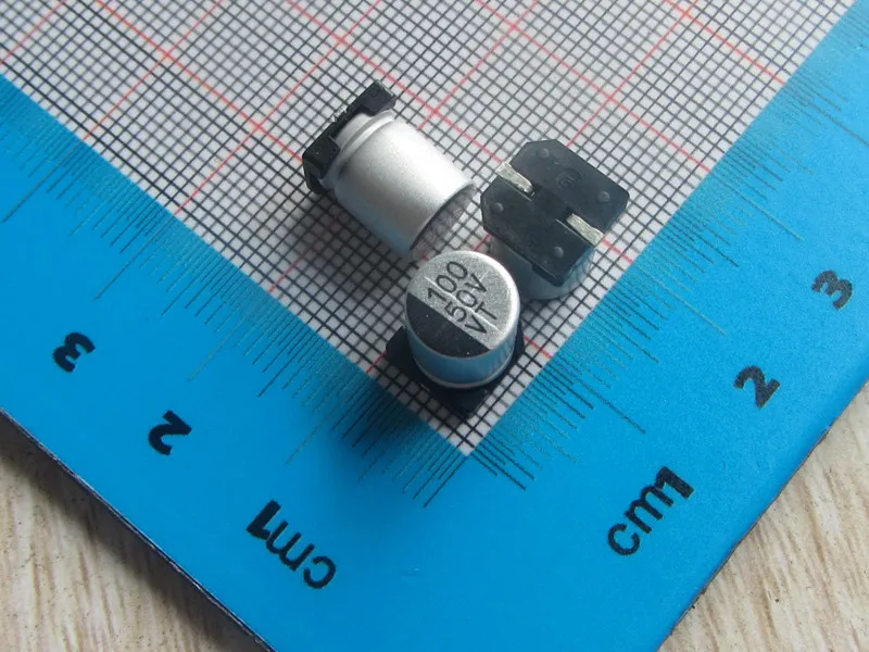 

Free ship with track 50pcs/lot high Quality SMD Aluminum Electrolytic Capacitor 50V 100UF 8*10.2MM electrolytic capacitor 100uf