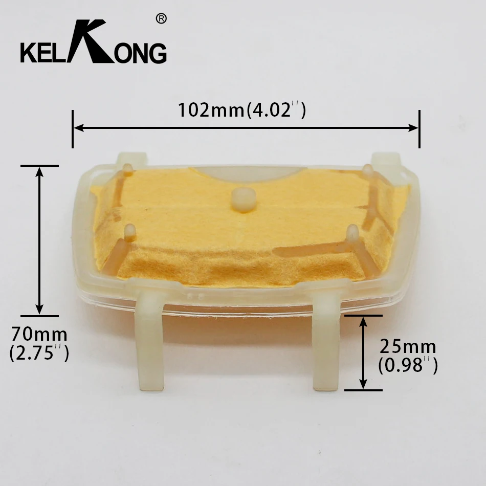 KELKONG 1 Pc Yellow Air Fuel Filter For STIHL MS171 MS181 MS211 MS 171 181 211 Chainsaw 1139 120 1602 Replacement