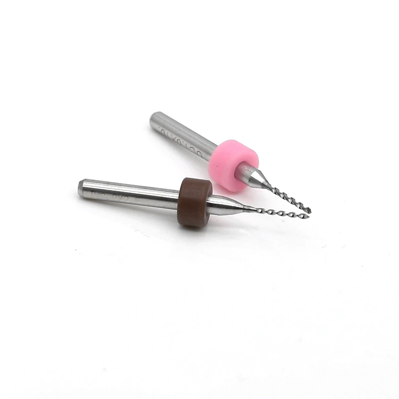 Hangxin 0.1-1.0mm 텅스텐 카바이드 pcb 드릴 10 pcs 나무 하드웨어 쥬얼리 드릴링 전동 공구 드릴 라우터 액세서리