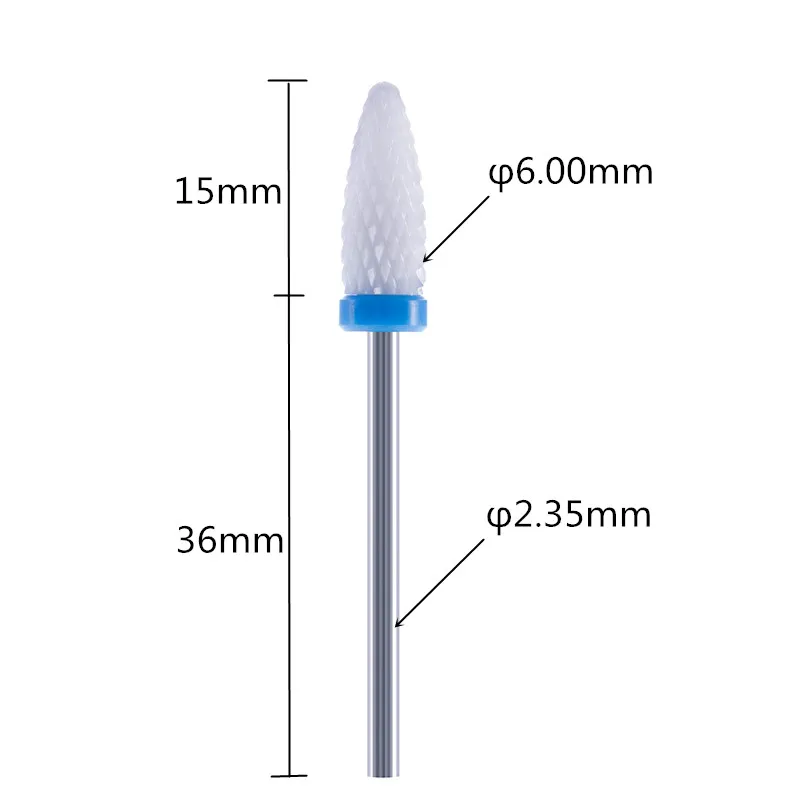 Super 1 stücke Fräsen Cutter Für Maniküre Keramik Mühle Maniküre Maschine Set Cutter Für Pediküre Elektrische Nagel Dateien Nagel Bohrer bit