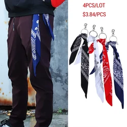 Bandana Square Scarf with Key Chain