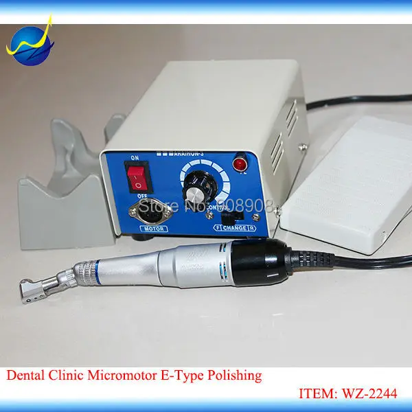 Marathon Dental Lab Technic Micromotor Micro Electric Polishing M33Es Motor & 35000rpm Contra Angles Handpiece Drill Dremel